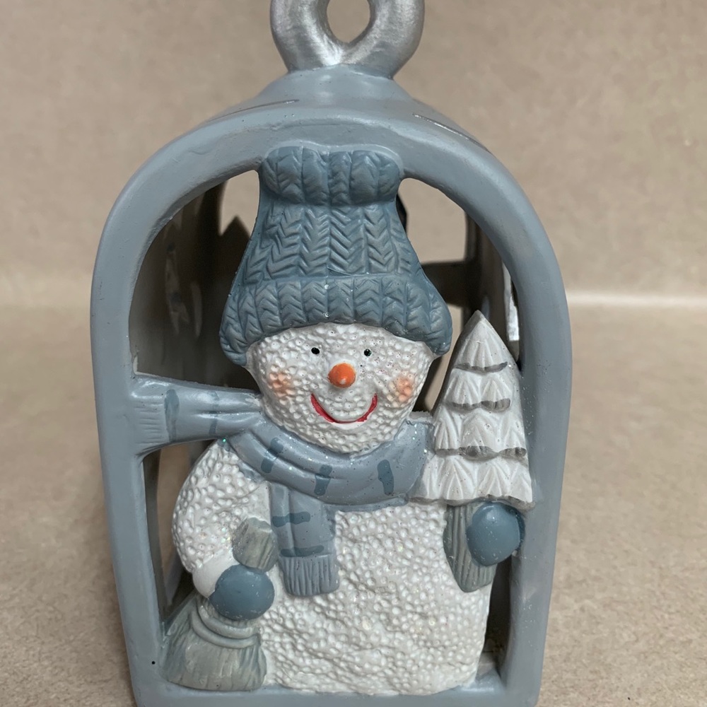 Snowman Candle holder